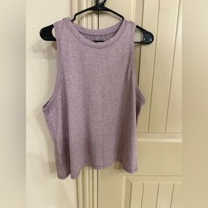 ATHLETA uptempo heathered Lavender Tank size large